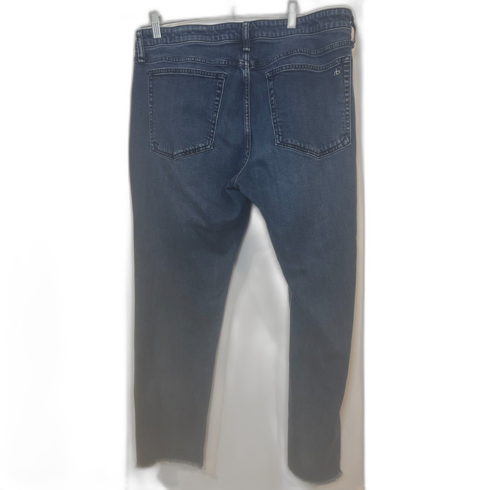 NWOT Rag And Bone 33 Women's Dre Low Rise Slim Boyfriend Jeans Emblem Pocket